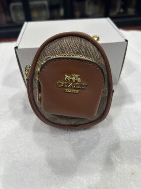 Coach keychain pouch